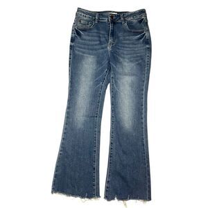 Nature Denim Women’s 13 Flare Jeans High Rise Medium Wash Stretch